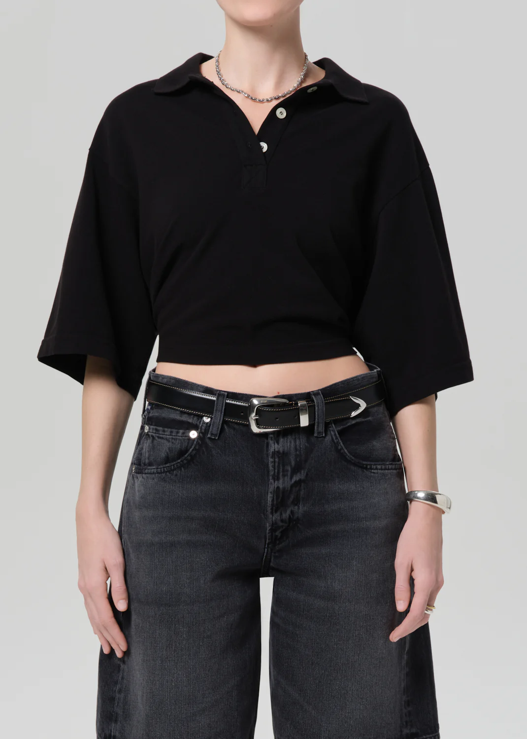 Lowen Polo Shirt in Black