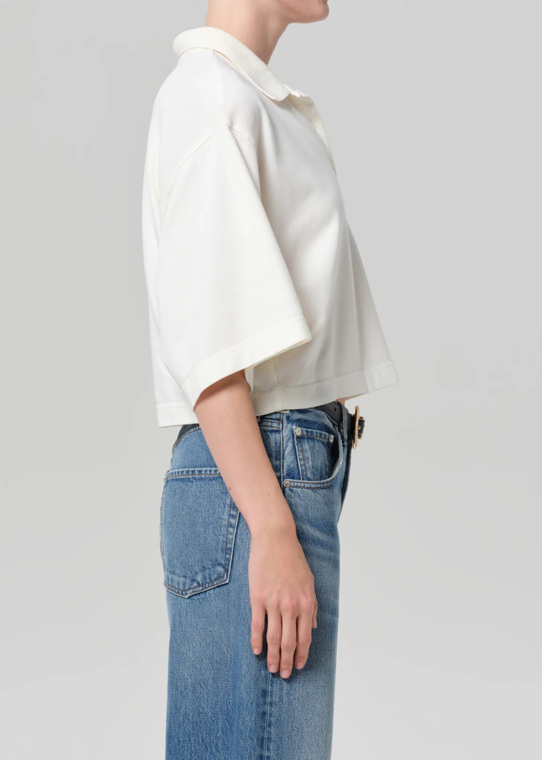 Lowen Polo Shirt in Pashmina - Image 3