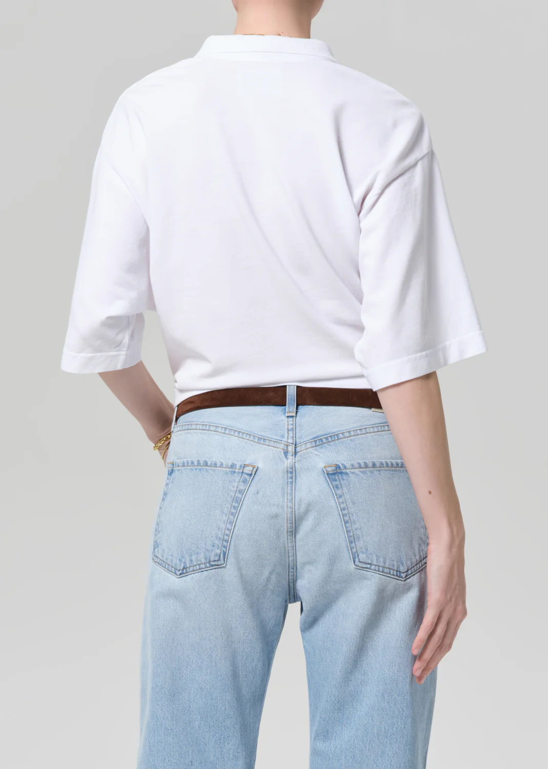 Lowen Polo Shirt in White - Image 2