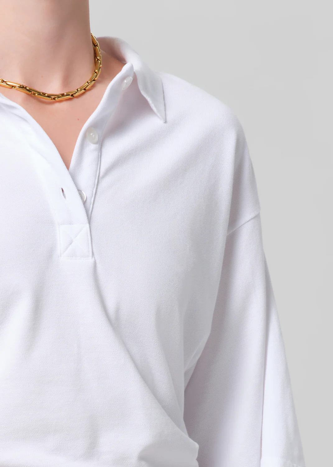 Lowen Polo Shirt in White - Image 4