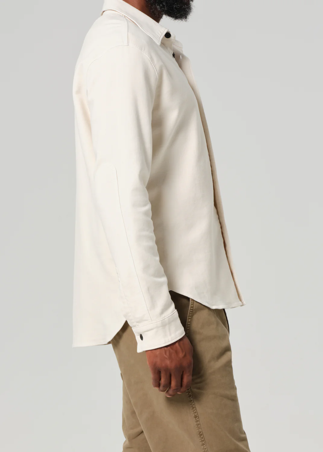 Luca Bucket Dye Shirt French Terry in Spectral - Image 4