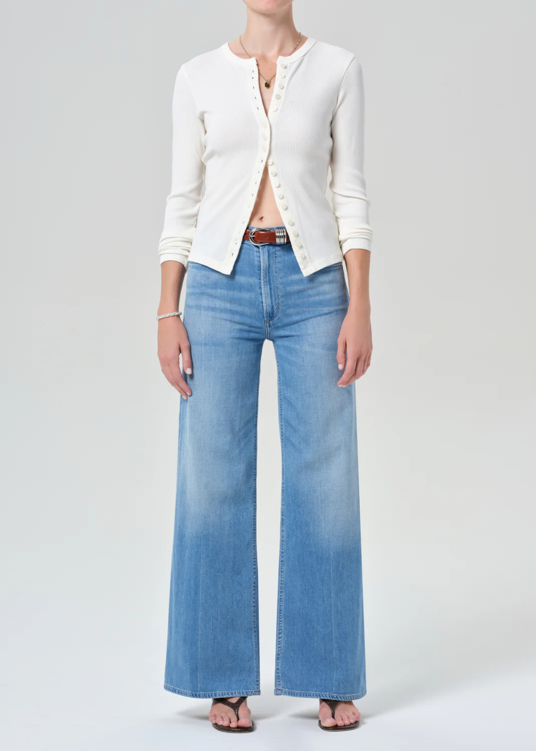Lyra Long Wide Leg in Canopy