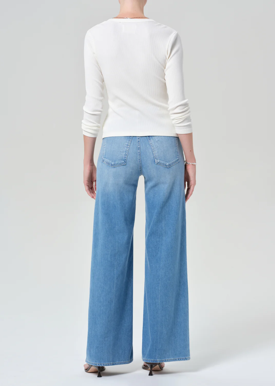 Lyra Long Wide Leg in Canopy - Image 2