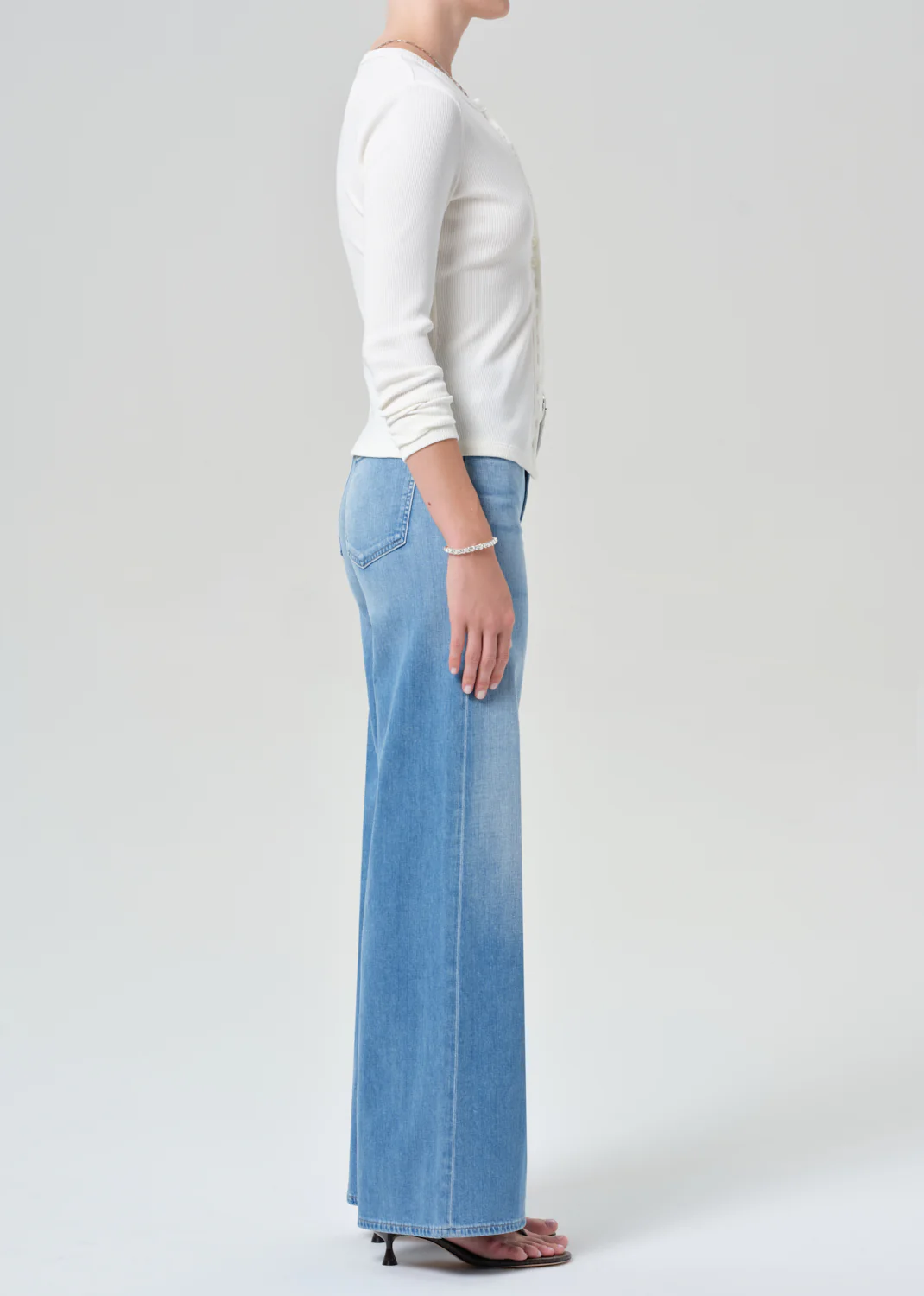 Lyra Long Wide Leg in Canopy - Image 3