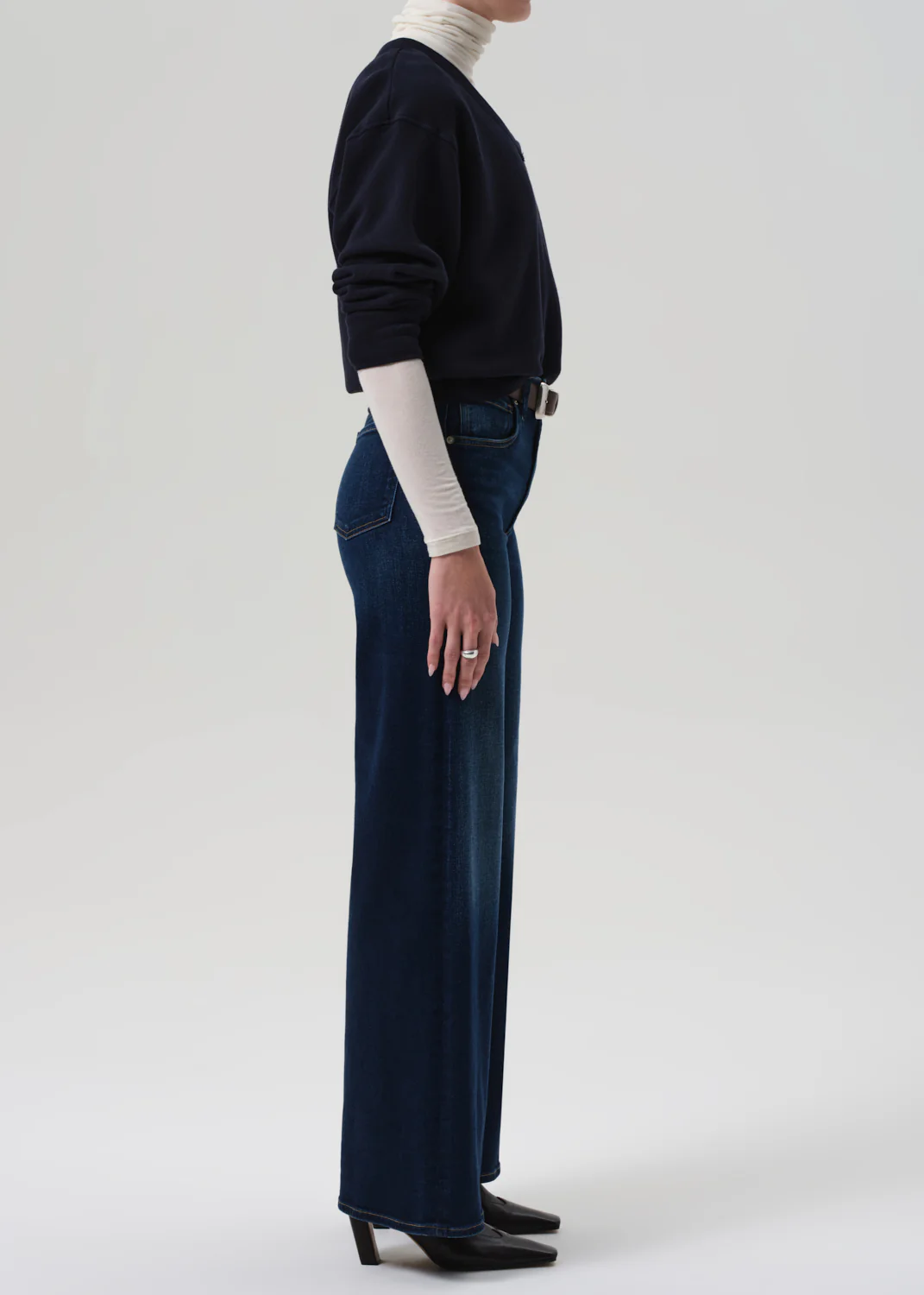 Lyra Long Wide Leg in Masha - Image 3