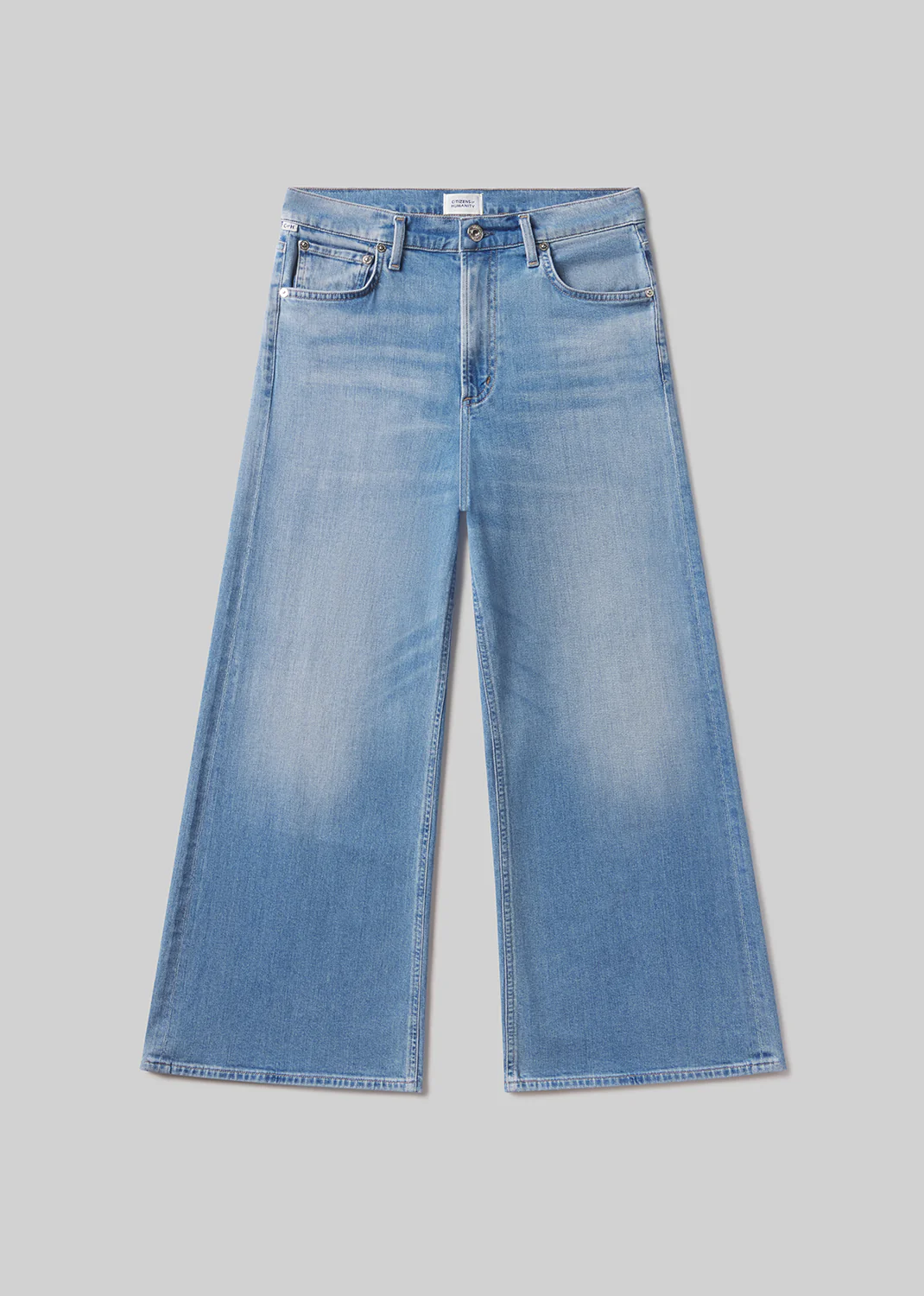 Lyra Wide Leg Crop Clean Hem in Andante - Image 6