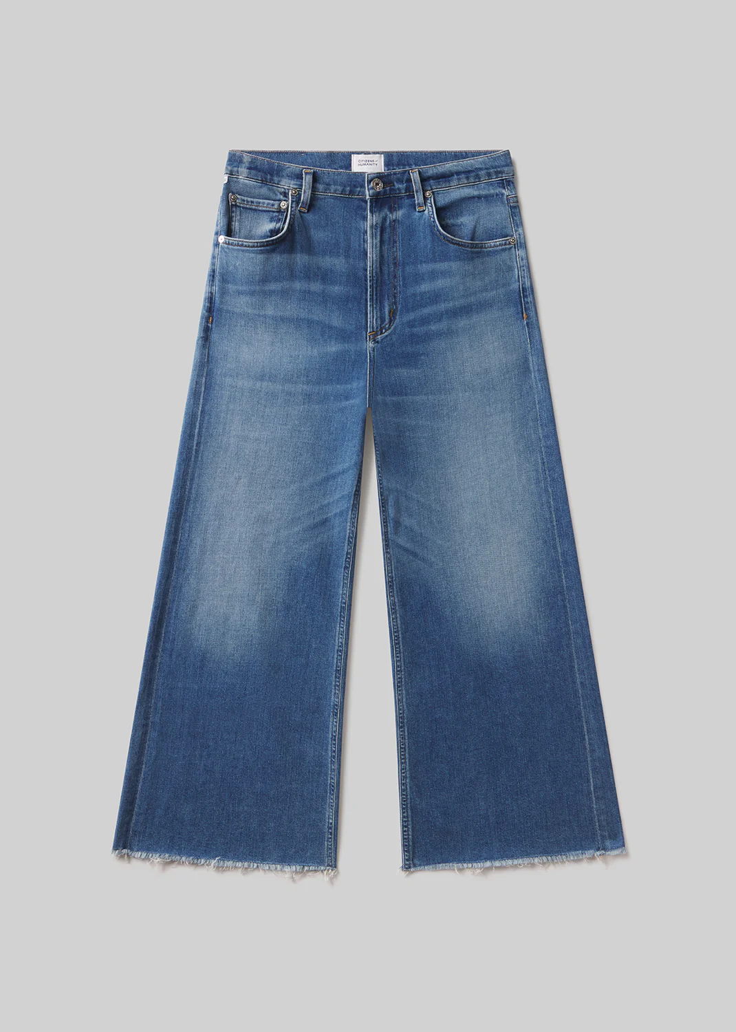 Lyra Wide Leg Crop Raw Hem in Verve - Image 6