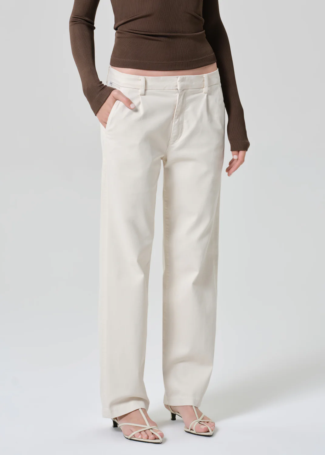 Mallory Trouser in Plaster - Image 4
