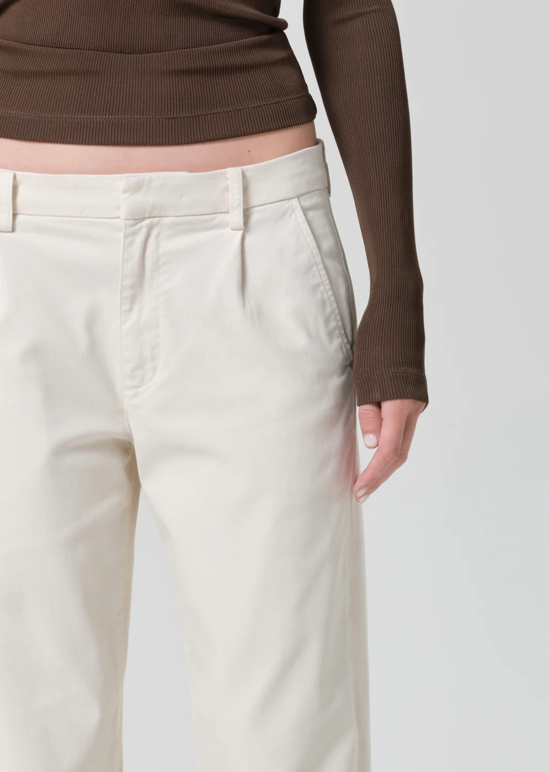Mallory Trouser in Plaster - Image 5