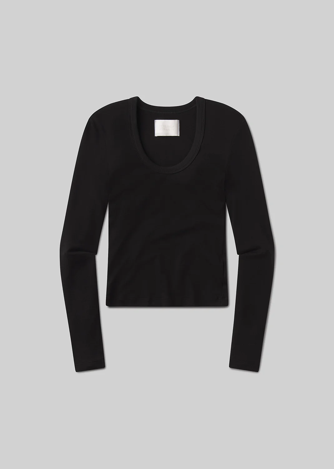 Mara U Neck Long Sleeve in Black - Image 6