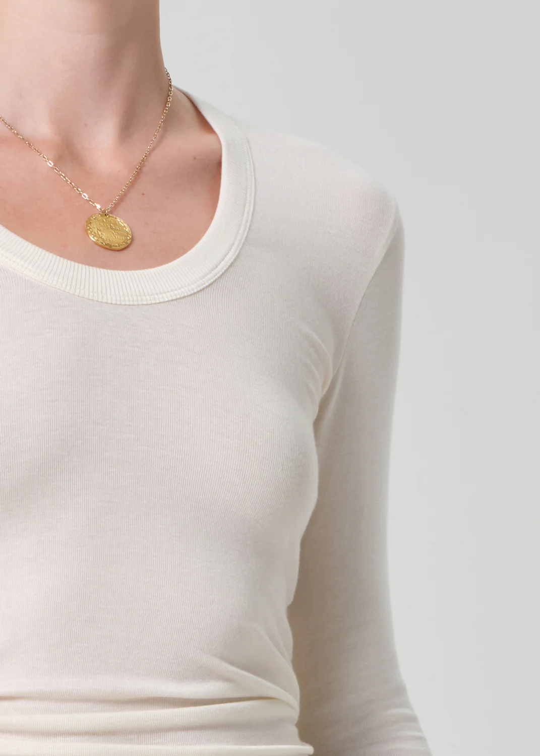 Mara U Neck Long Sleeve in Dune - Image 4
