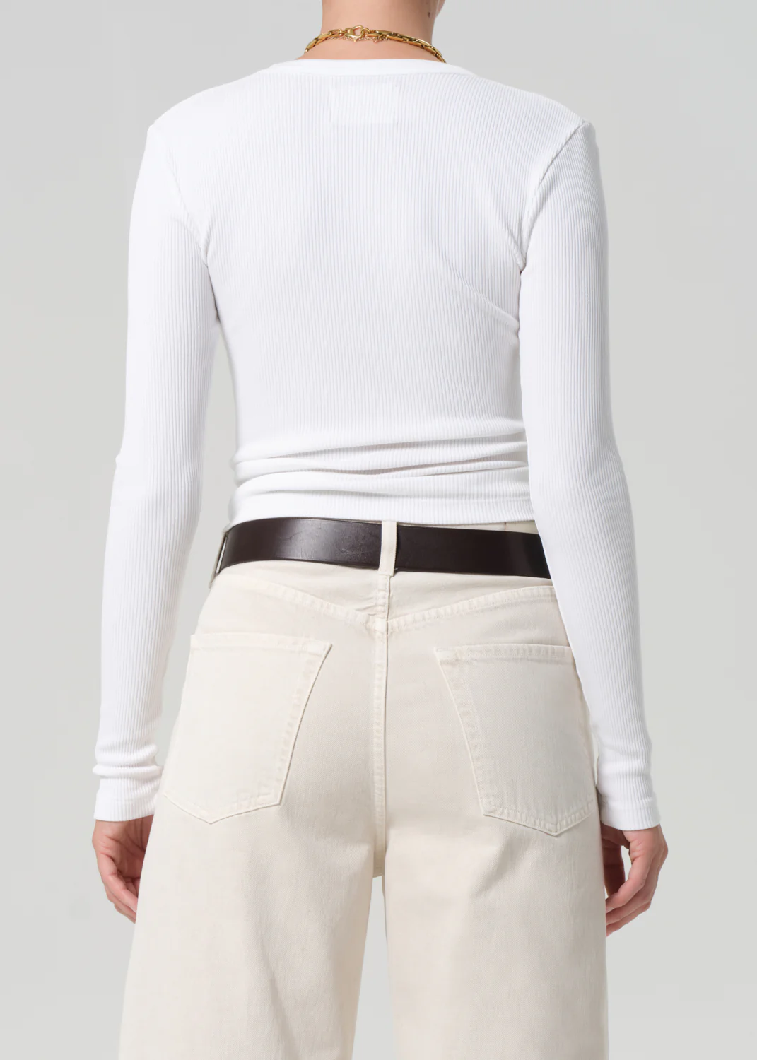 Mara U-Neck in White - Image 2