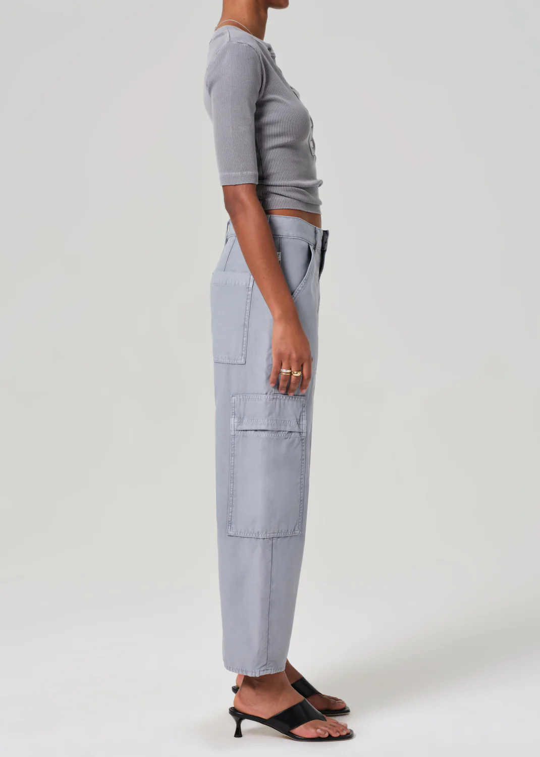 Marcelle Cargo in Hematite - Image 3