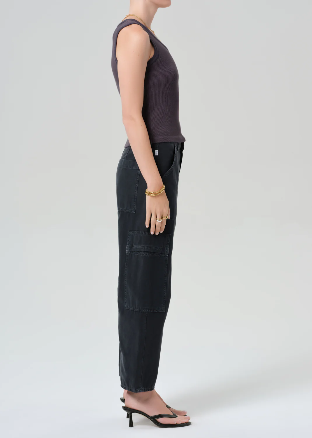 Marcelle Cargo in Washed Black - Image 3