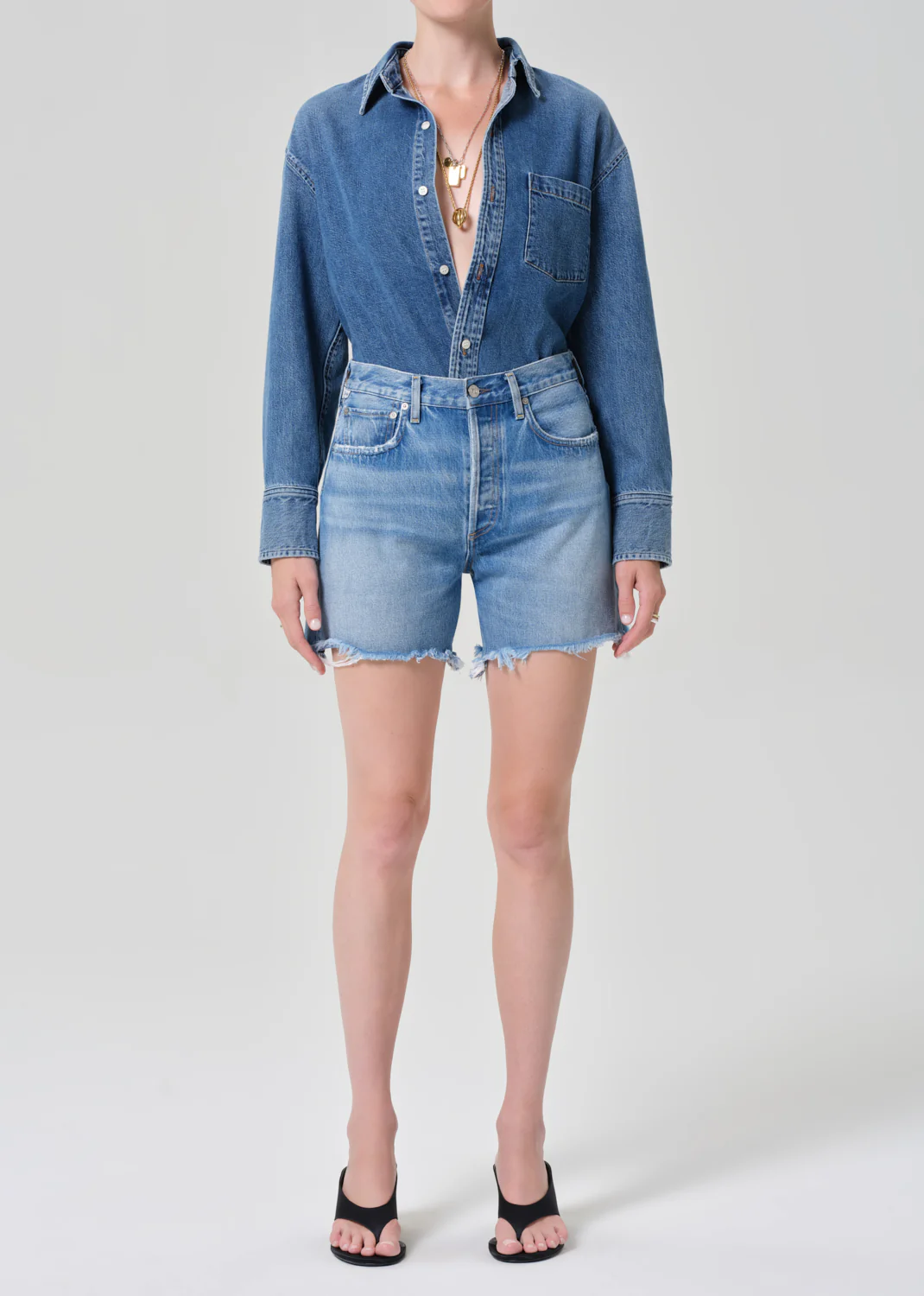 Marlow Long Vintage Short in Desi
