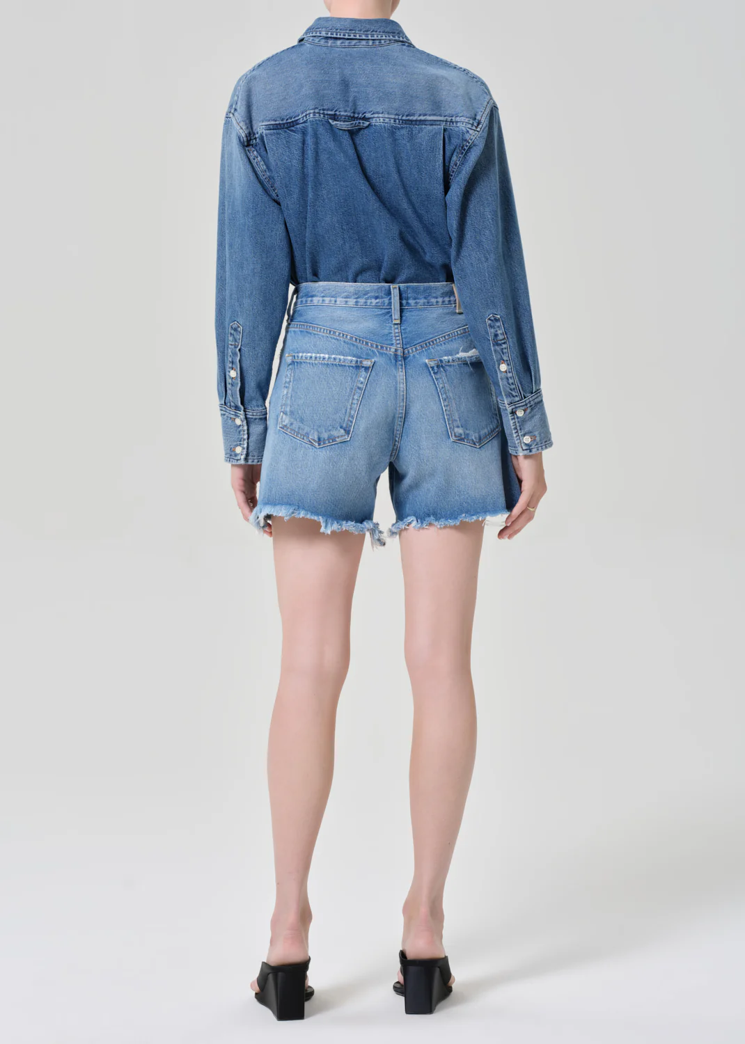 Marlow Long Vintage Short in Desi - Image 2