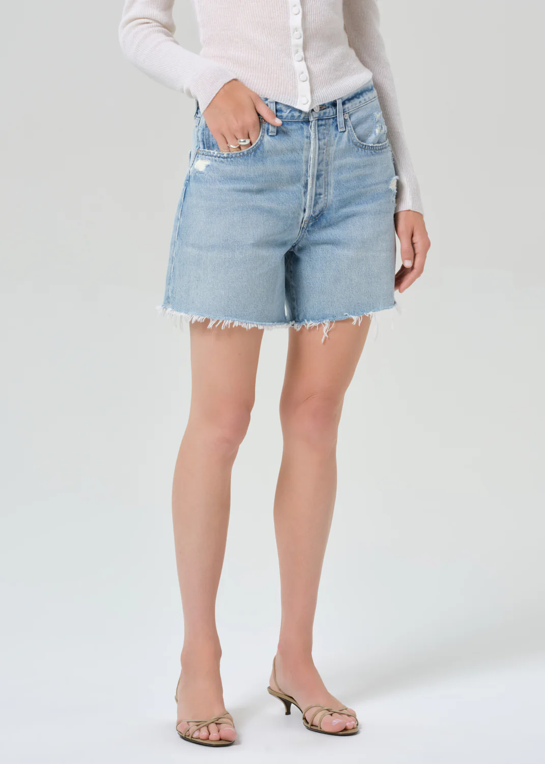 Marlow Long Vintage Short in Raleigh - Image 4