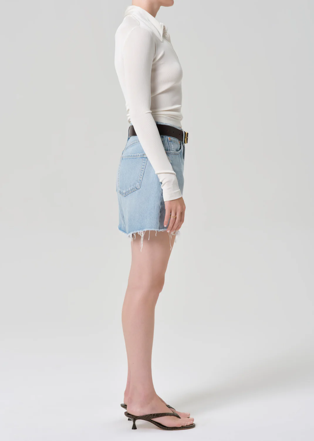 Marlow Long Vintage Short in Theatre - Image 3
