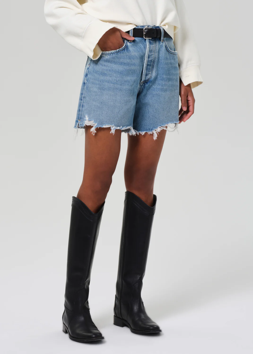 Marlow Long Vintage Short in Valencia - Image 4