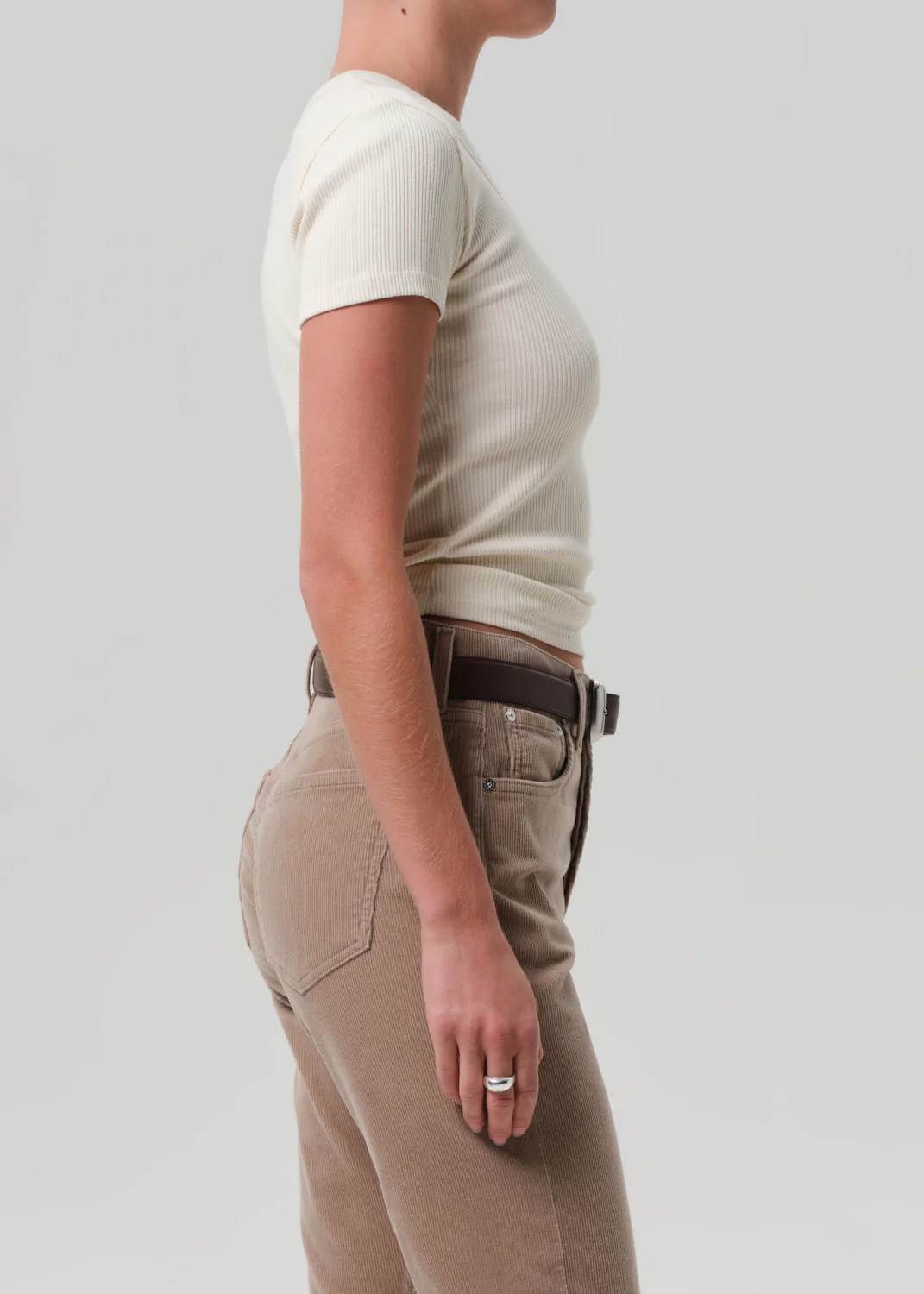 Maude U Neck Tee in Pashmina - Image 3