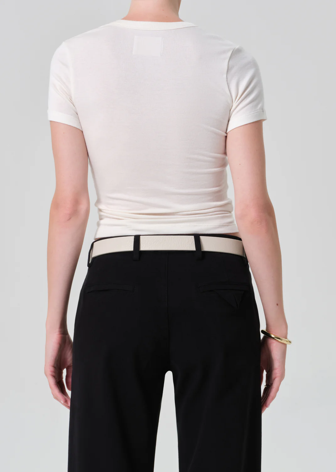Maude U Neck Tee in Pashmina - Image 2