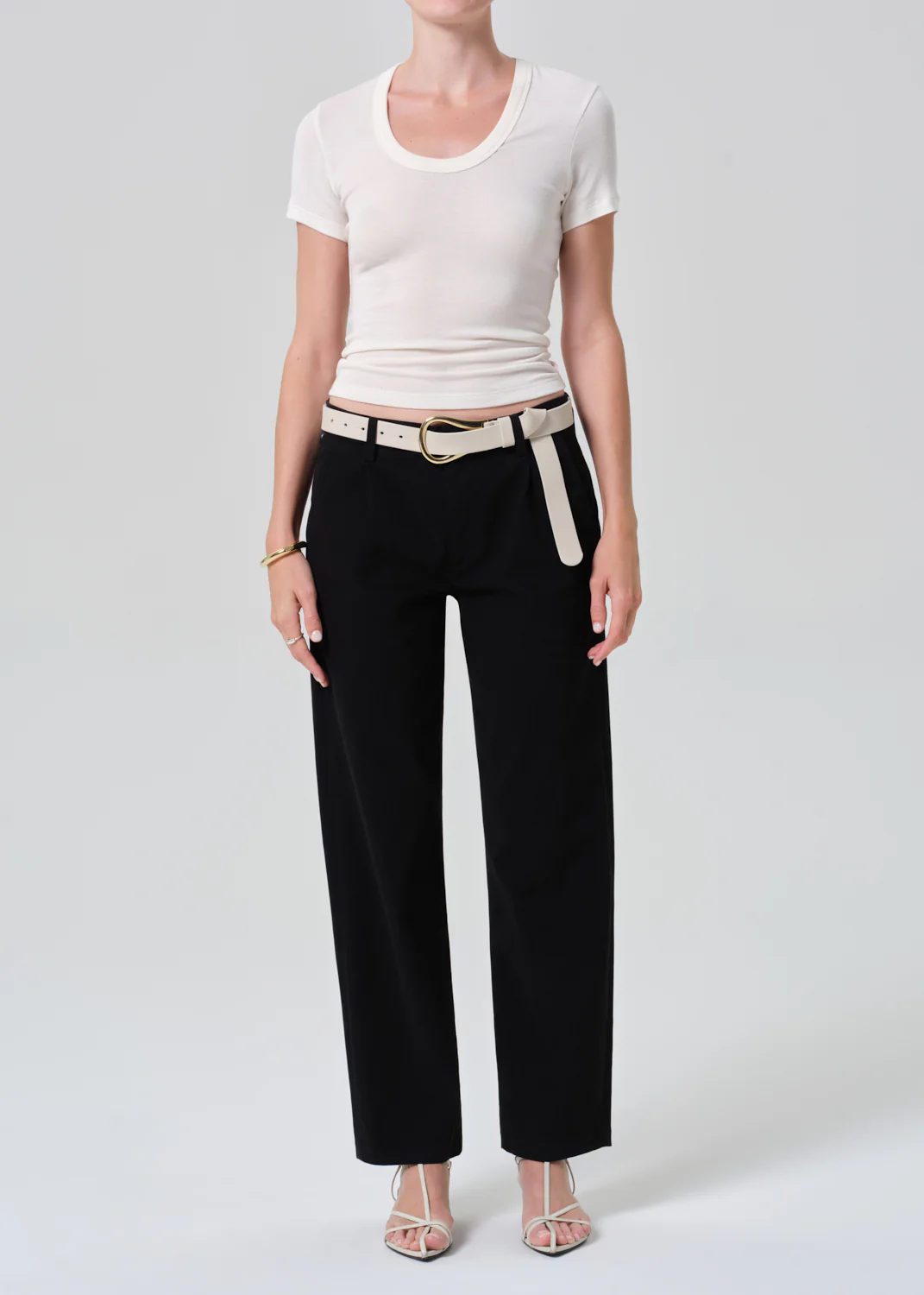 Maude U Neck Tee in Pashmina - Image 5