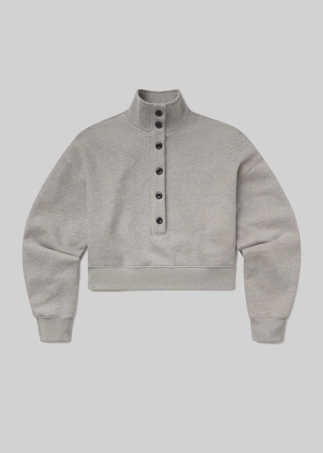 Mirelle Funnel Neck in Heather Grey - Image 6