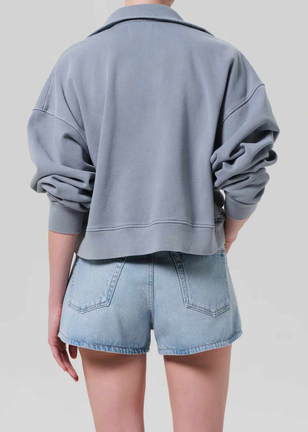 Mirelle Funnel Neck in Hematite - Image 2