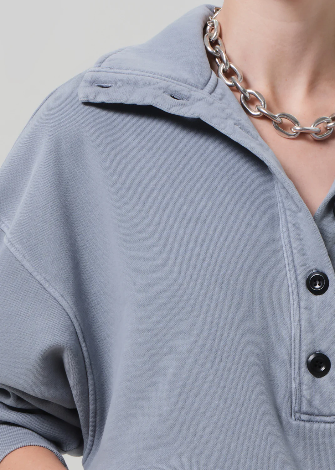 Mirelle Funnel Neck in Hematite - Image 4