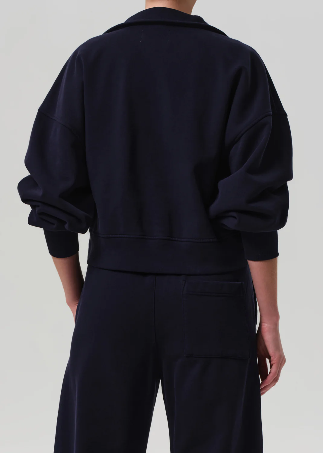 Mirelle Funnel Neck in Navy - Image 2