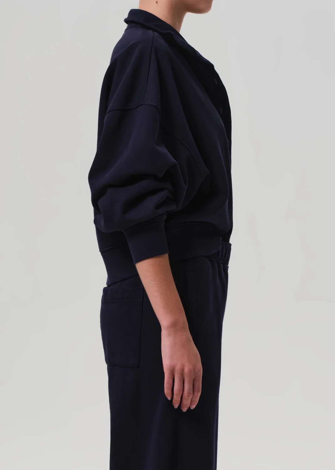 Mirelle Funnel Neck in Navy - Image 3