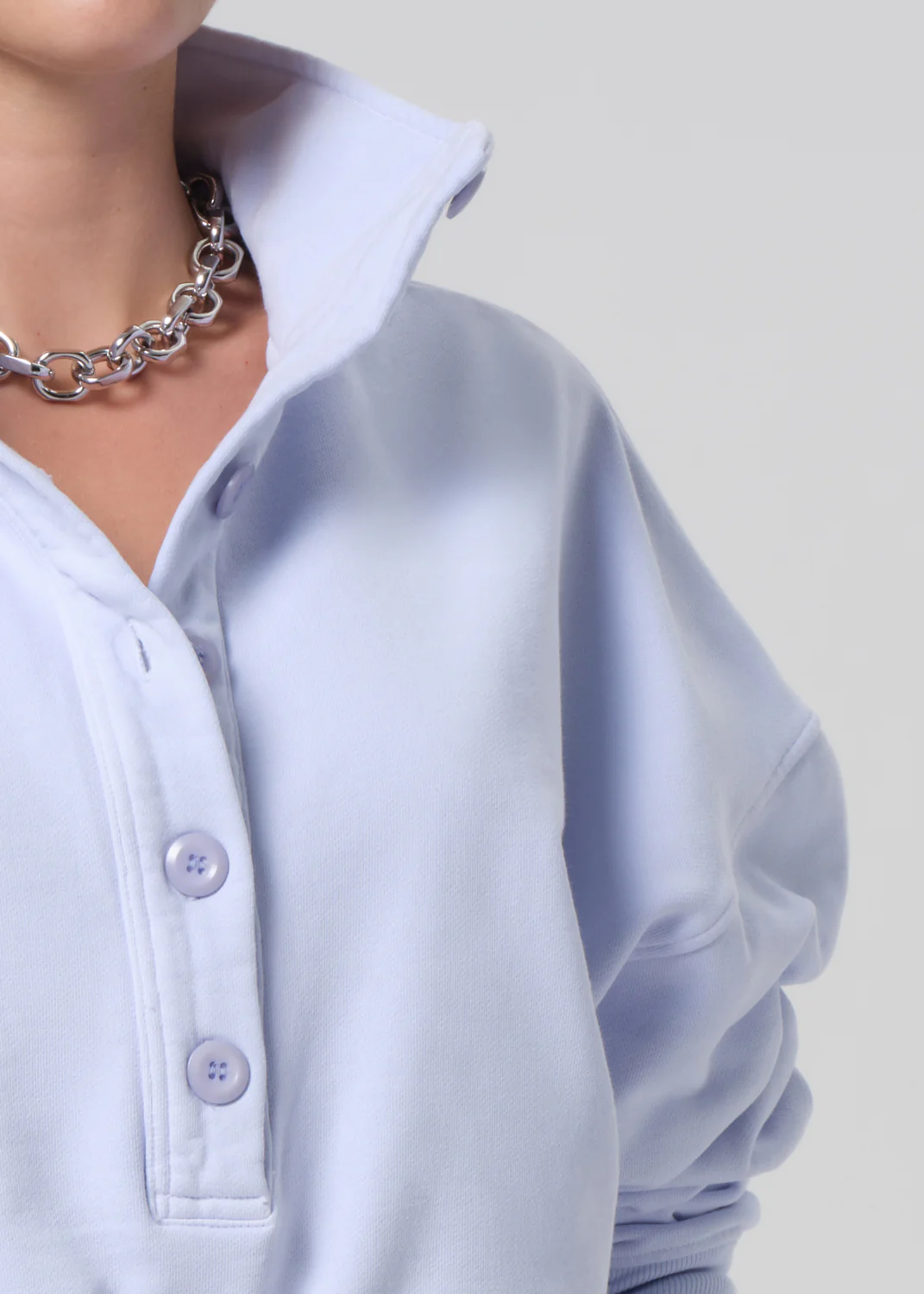 Mirelle Funnel Neck in Periwinkle - Image 3