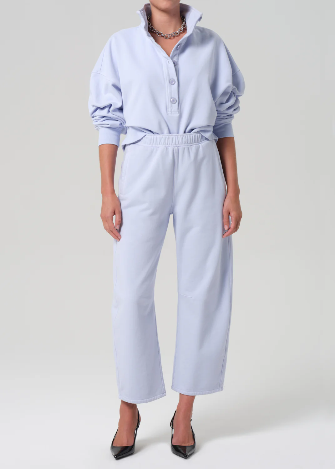 Mirelle Funnel Neck in Periwinkle - Image 5