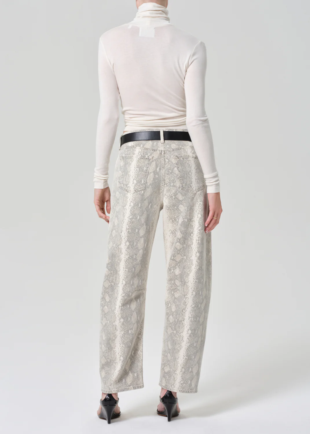 Miro Long Relaxed Jean in Python - Image 3