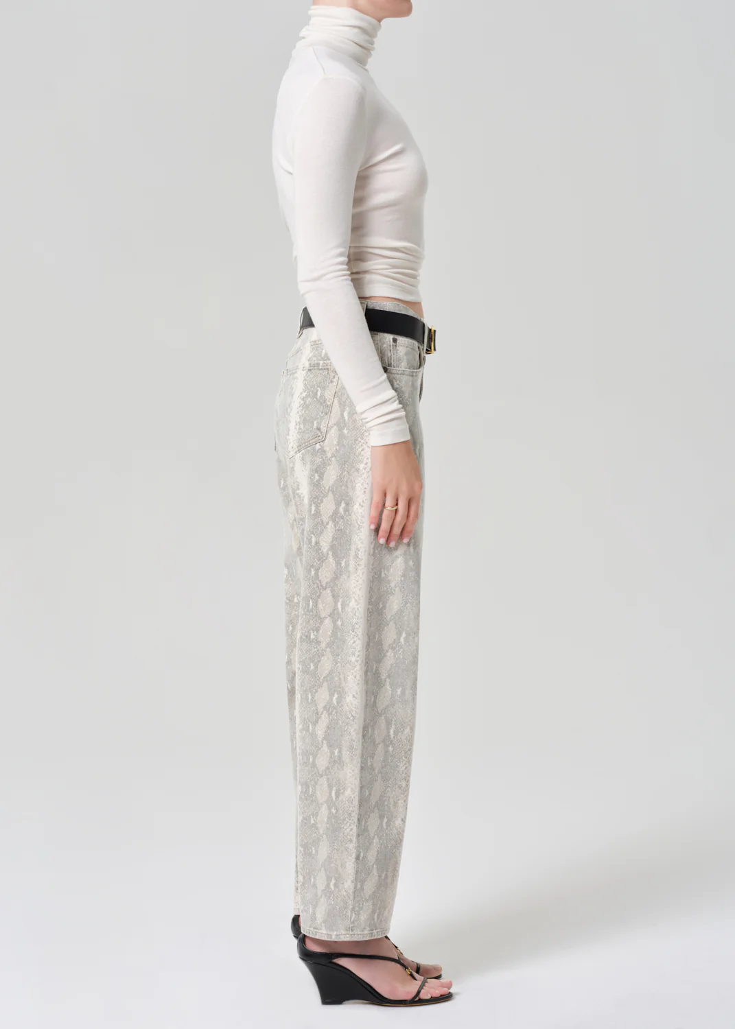 Miro Long Relaxed Jean in Python - Image 4