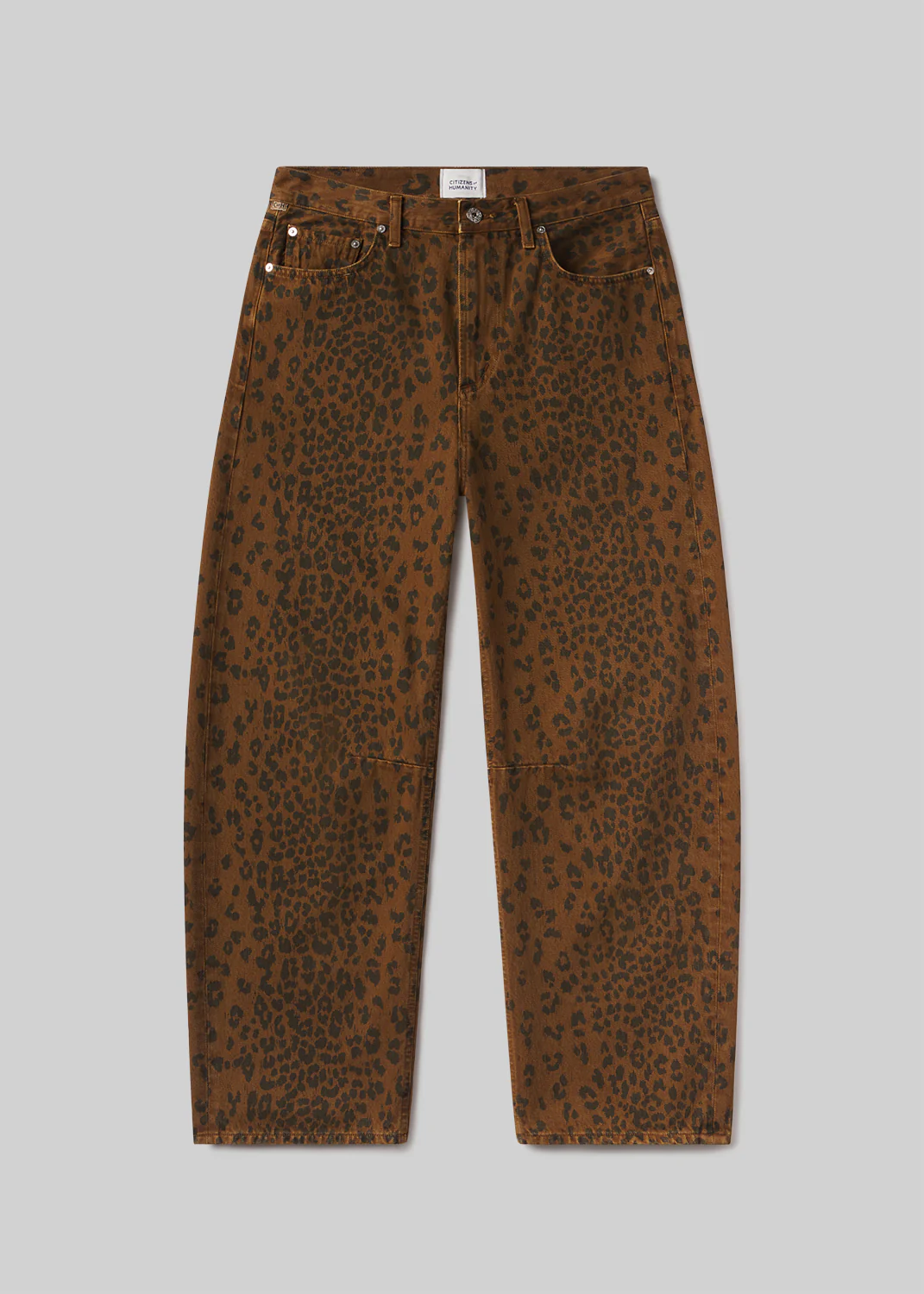 Miro Long Relaxed Jean in Sepia Cheetah - Image 6