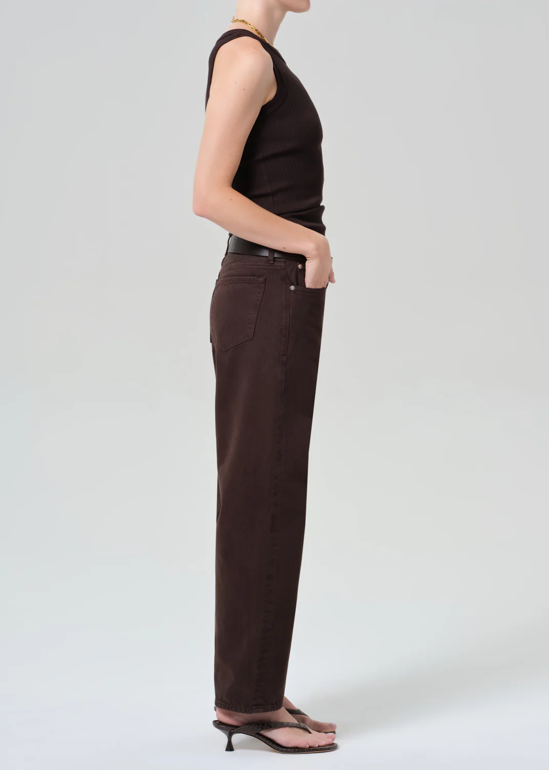 Miro Relaxed Jean in Carob - Image 3