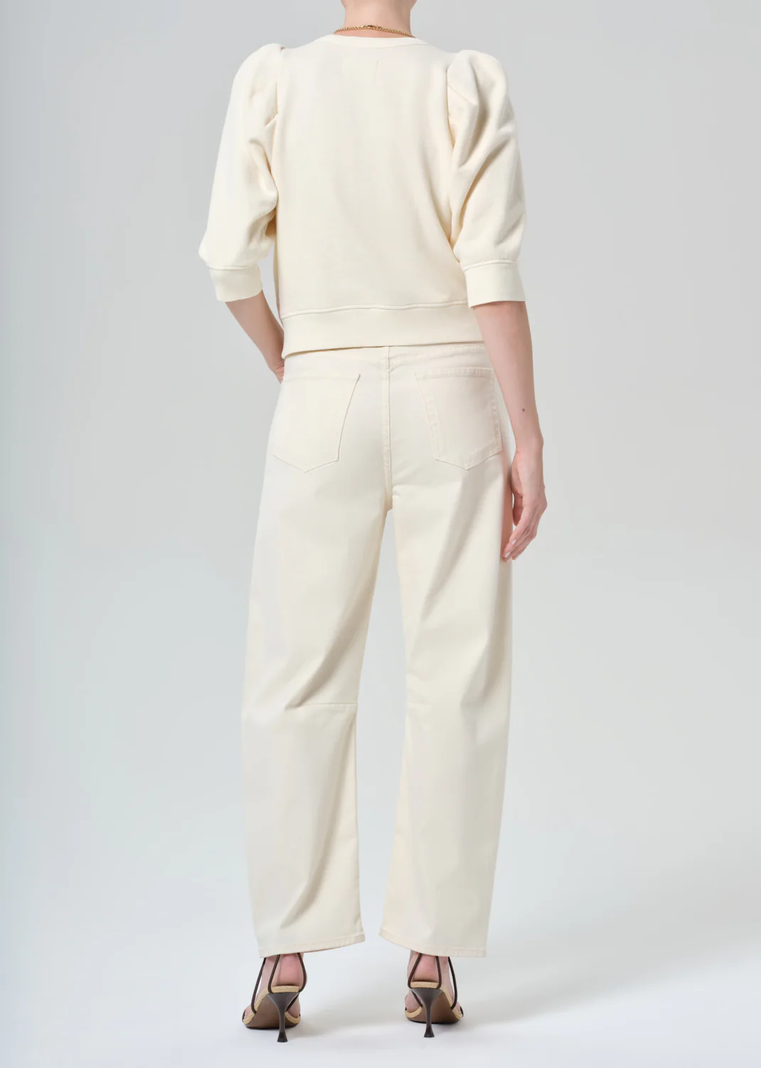 Miro Relaxed Pant in Plaster - Image 2