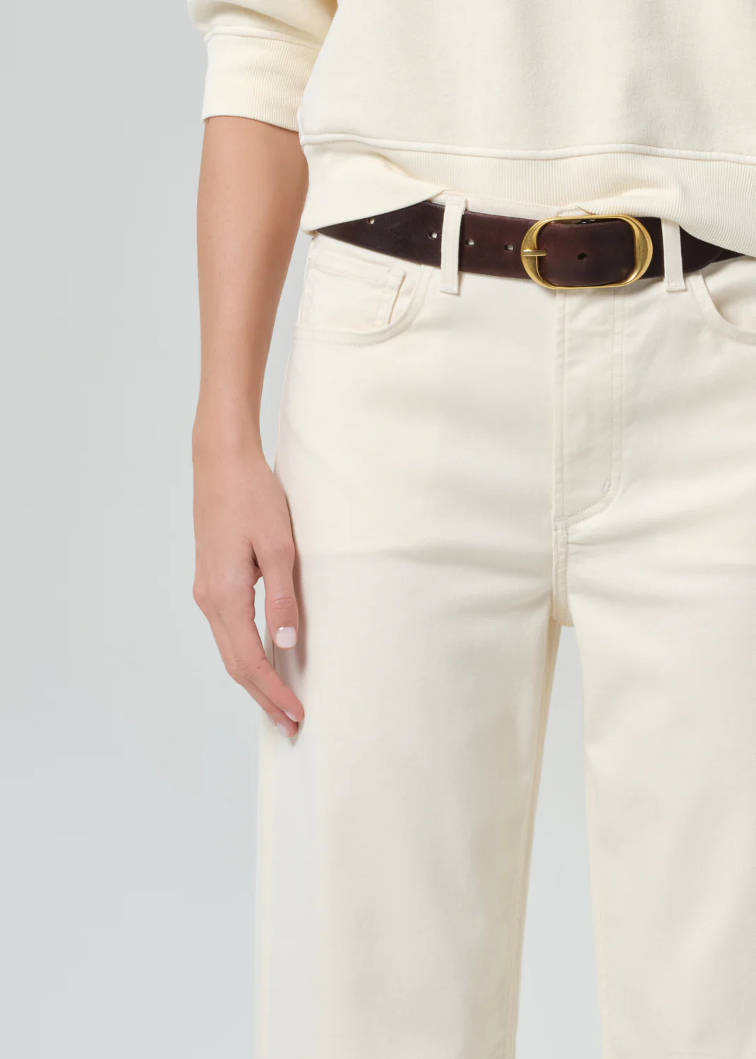 Miro Relaxed Pant in Plaster - Image 5