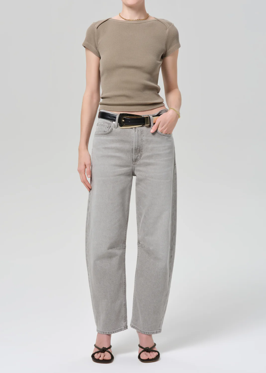 Miro Relaxed Jean in Quartz Grey