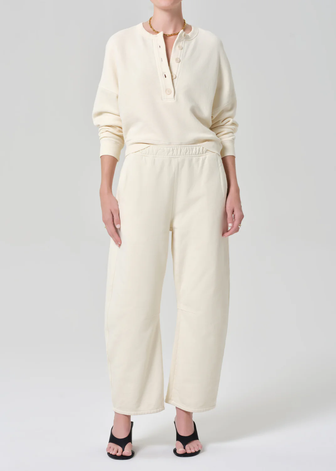 Miro Sweatpant in Cream