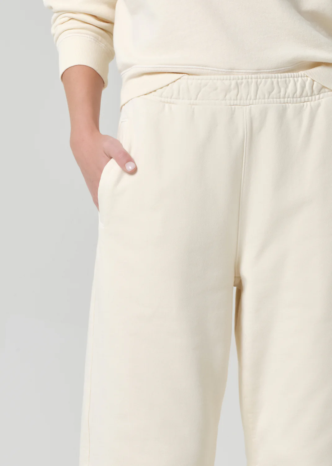 Miro Sweatpant in Cream - Image 5