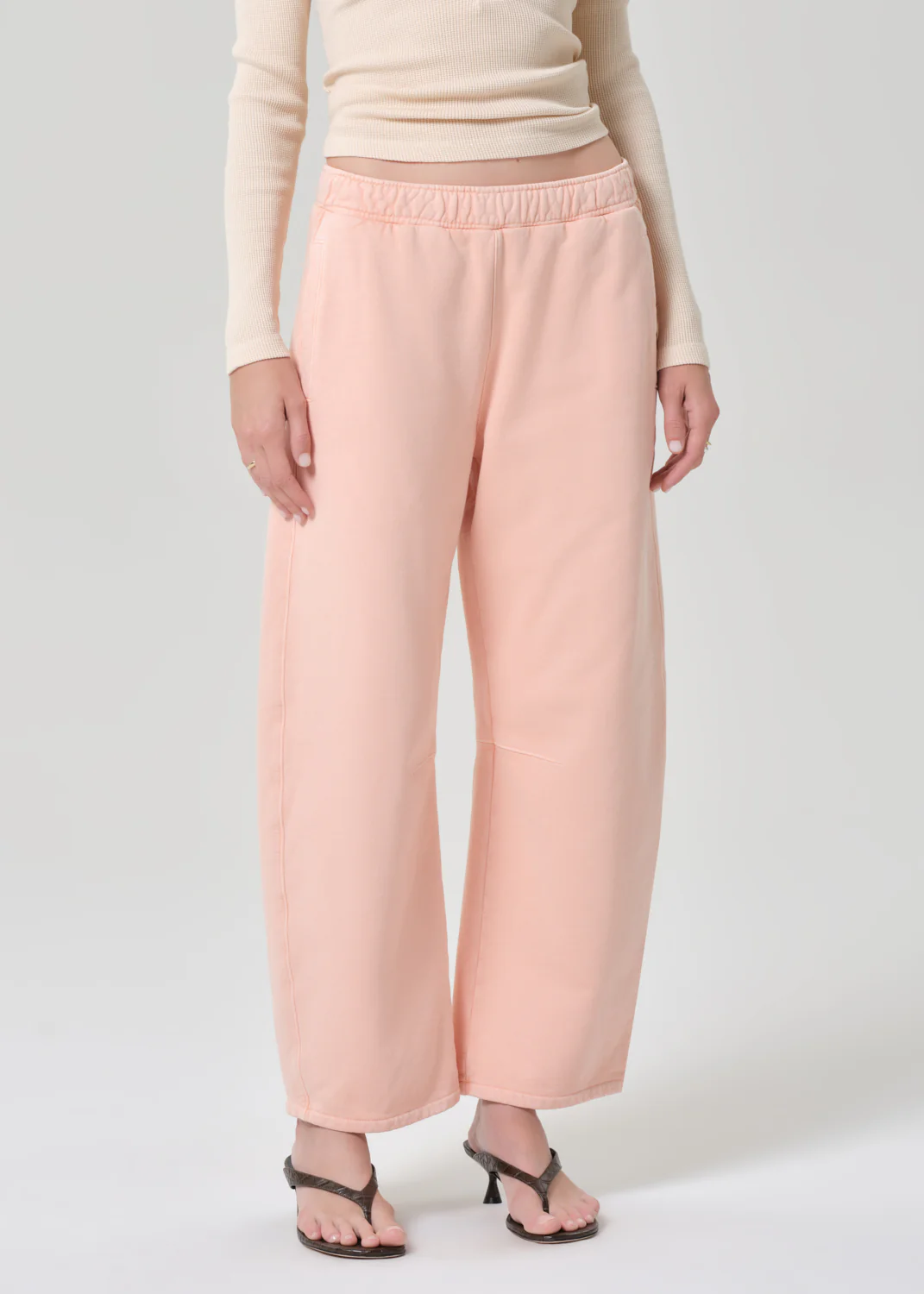 Miro Sweatpant in Melon Creme - Image 4