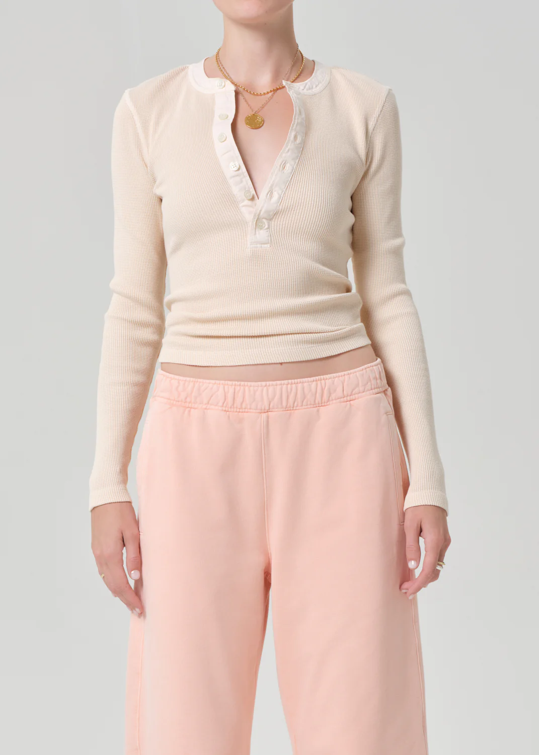 Miro Sweatpant in Melon Creme - Image 5