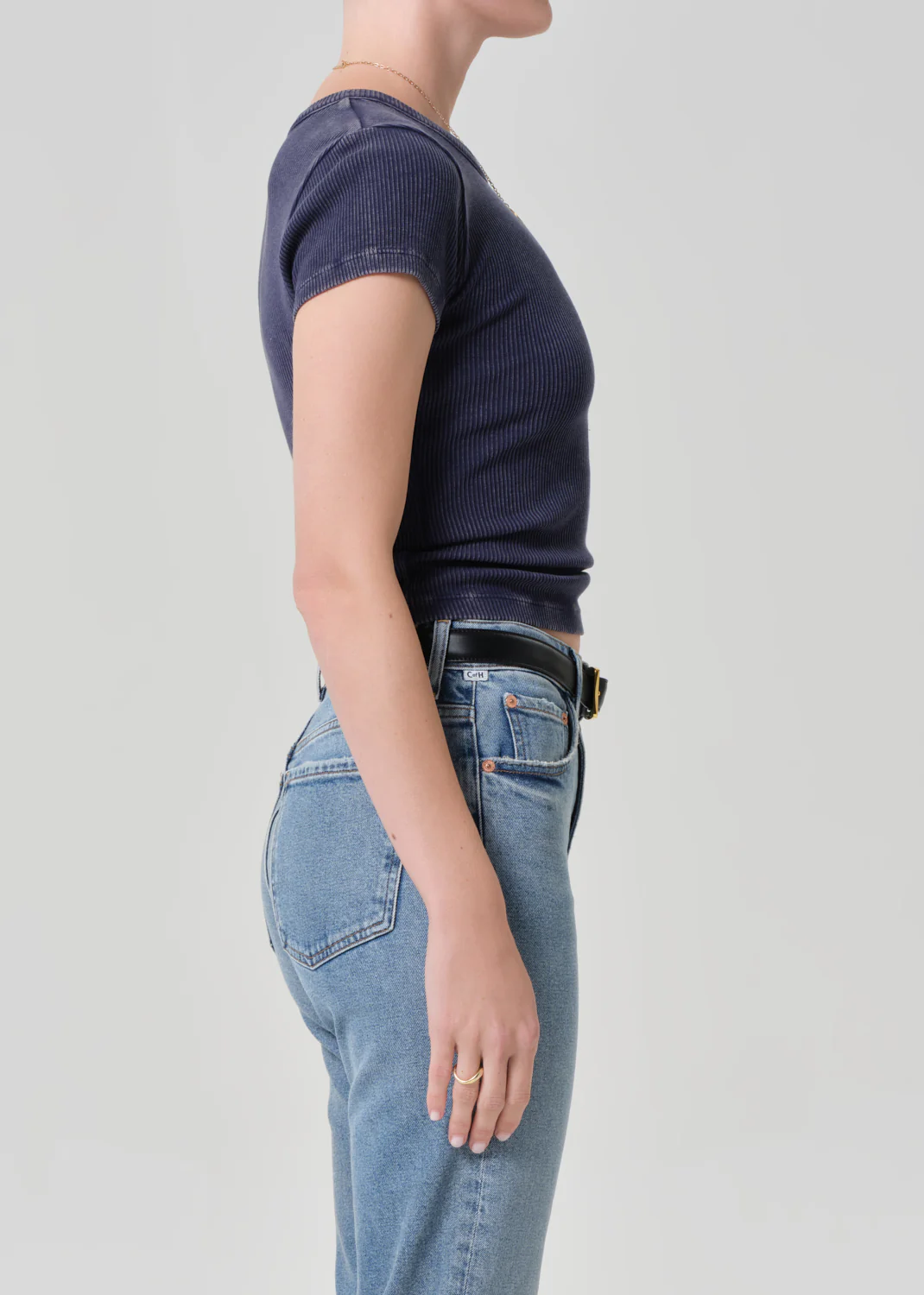 Nello Tee in Mineral Navy - Image 3