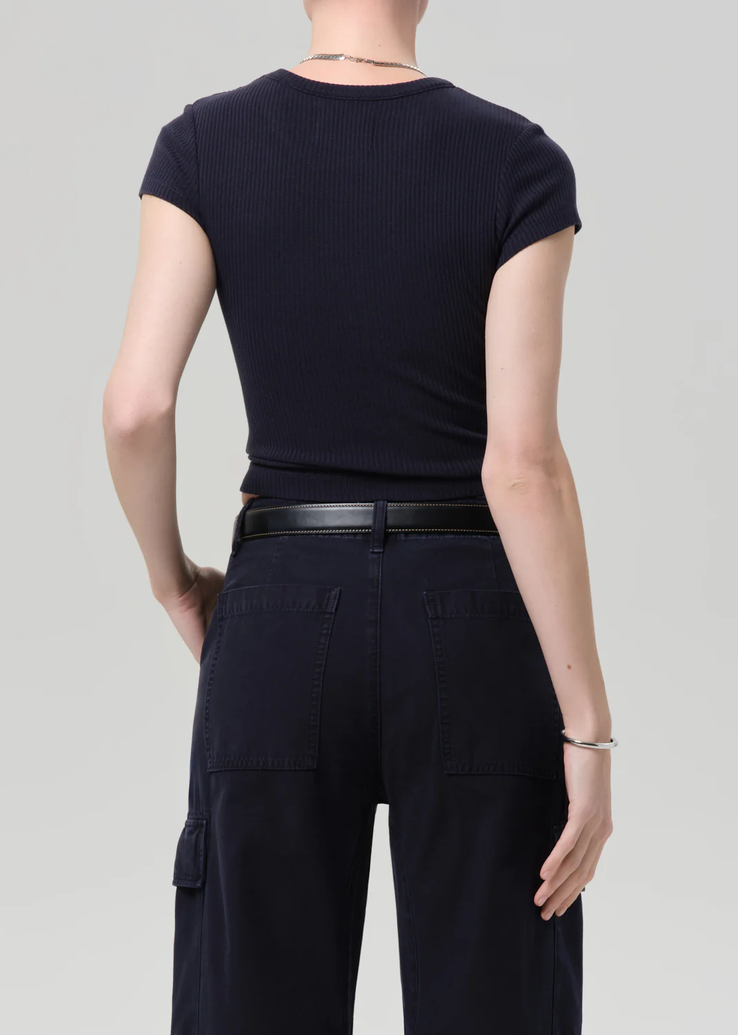 Nello Tee in Navy - Image 2