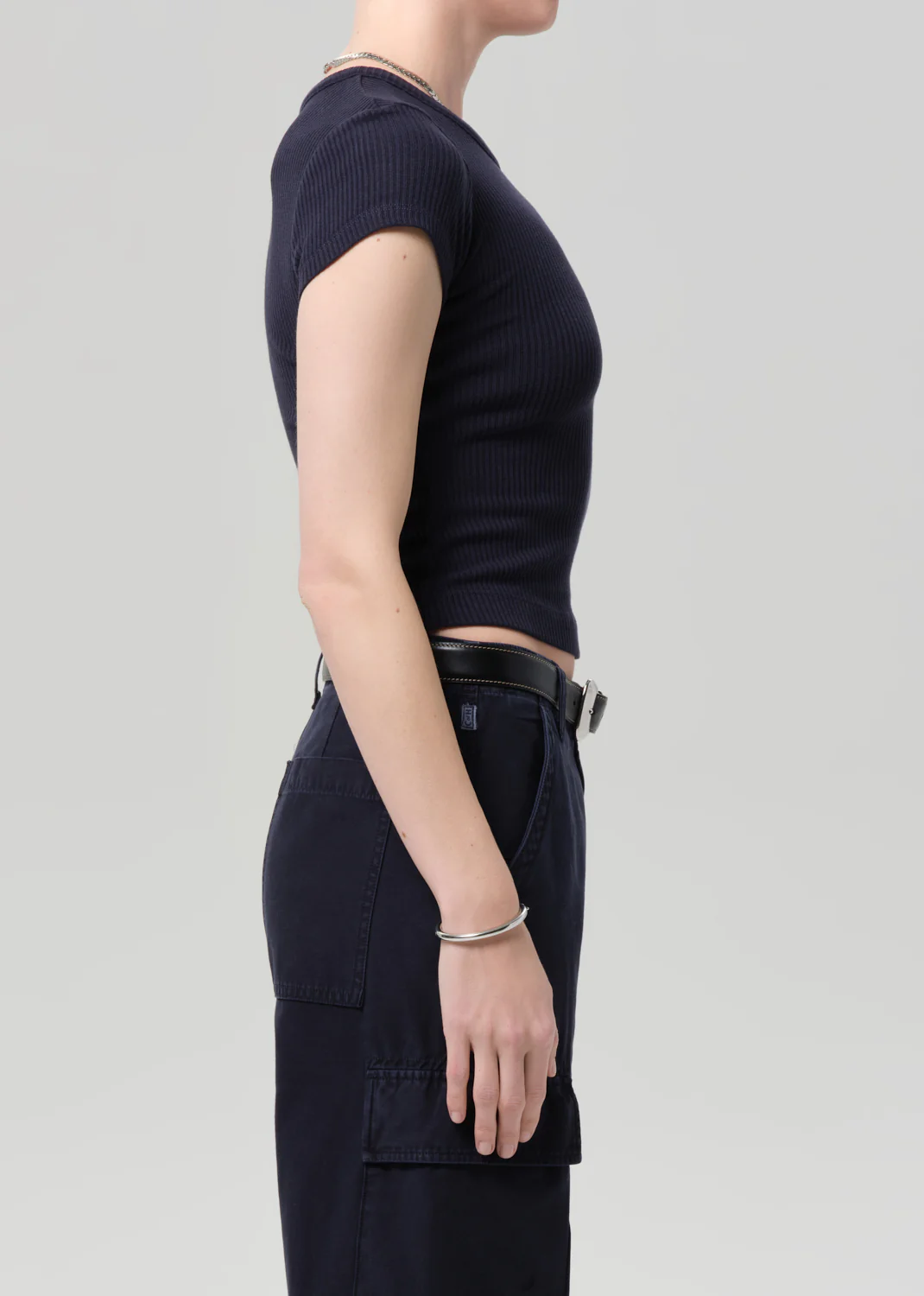 Nello Tee in Navy - Image 3