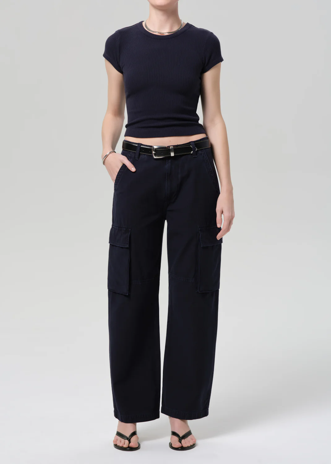 Nello Tee in Navy - Image 5