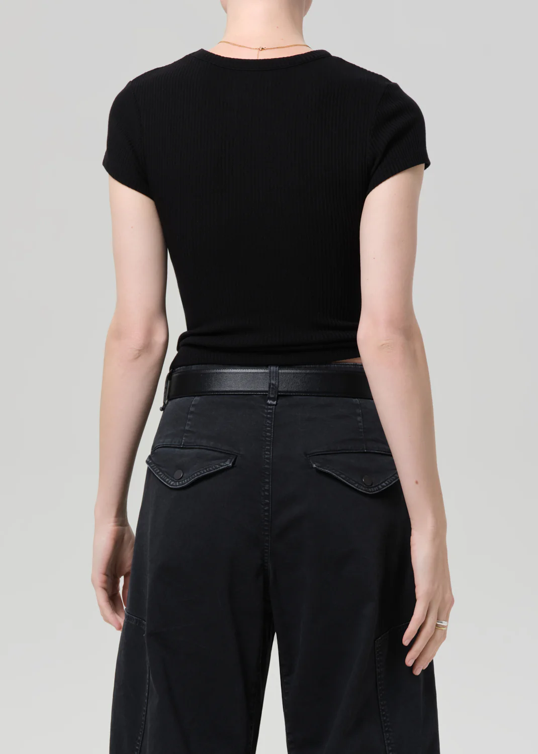 Nello Tee in Black - Image 2