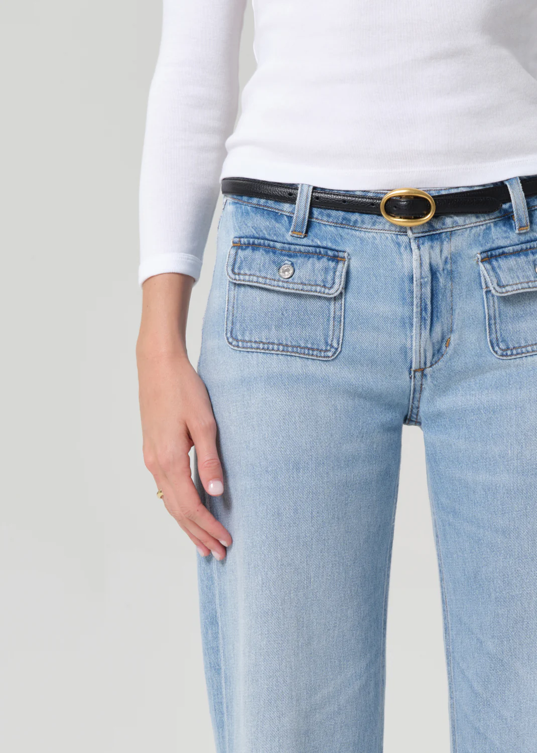 Nora Patch Pocket Trouser in Ritual - Image 5